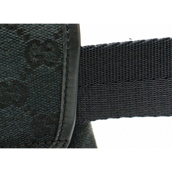 Gucci Waist Canvas Pouch Body Bag Black - Picture 7 of 9